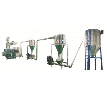 Waste PP PE Plastic and Wood Powder Granule Making Machine Price / Parallel Double Screw WPC Granulating Line