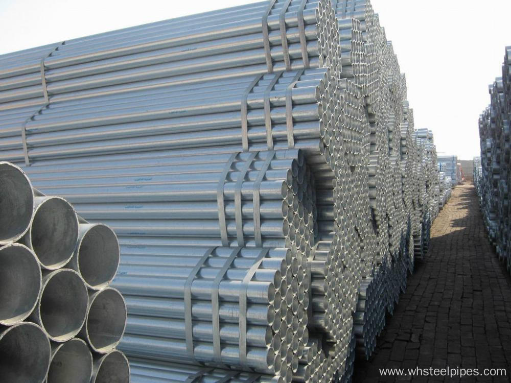 ERW Hot dip Technique and Galvanized Surface Treatment carbon construct ERW Steel