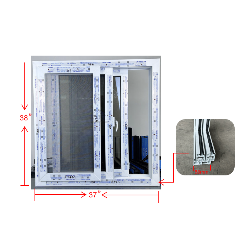 Window Bahamas Bahamas Standard Pvc Sliding Window With Windproof Steel Mosquito ...