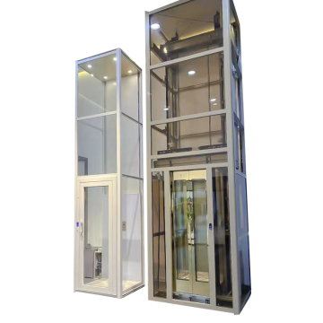 3 Floor Indoor Small Home Passenger Elevators: Hydraulic Residential Lifts with Enclosures
