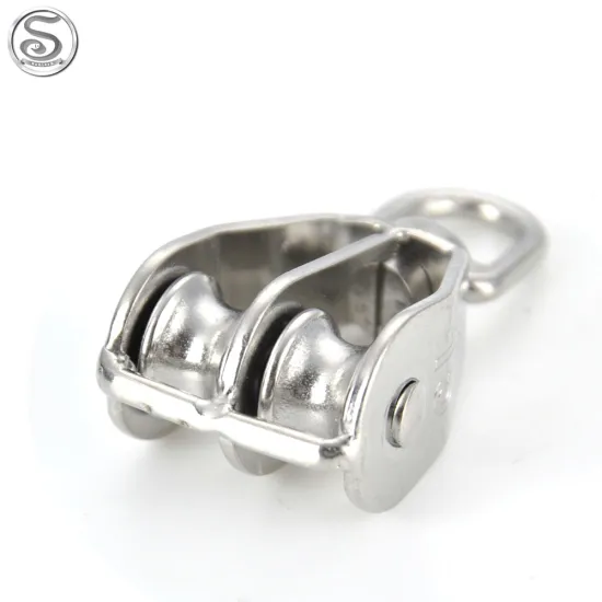 Stainless Steel Swivel Eye Double Pulley Sheave Boat Accessories & Marine Supplies