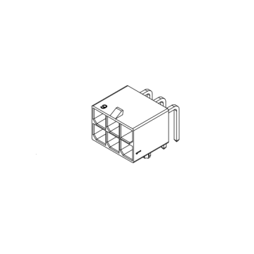 5.70mm pitch 90°Wafer Connector series AW5700R-2xNP