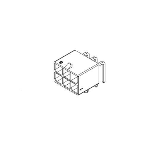 5.70mm pitch 90°Wafer Connector series AW5700R-2xNP