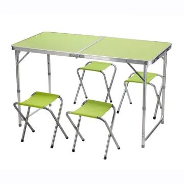 Outdoor Aluminum Camping Foldable Table and Chair Set in Dubai