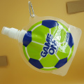 Fußball geformte Sport faltbare Wasserflasche