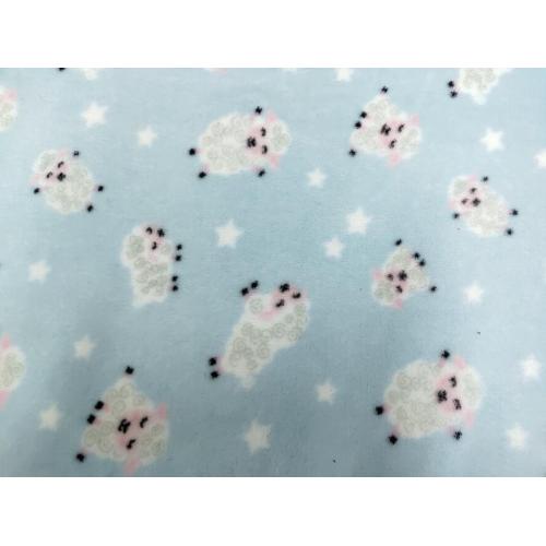 Double Side Coral Fleece with Animal Printing Fabric