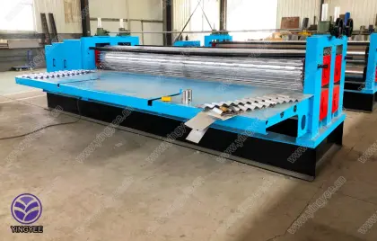 Thin corrugated forming machine