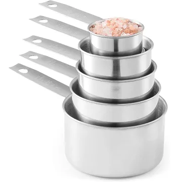 Stainless Steel Measuring Cups And Spoons Set