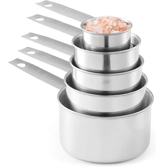 Stainless Steel Measuring Cups And Spoons Set