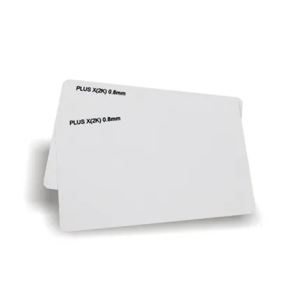 White Blank Cards For Zebra Printer