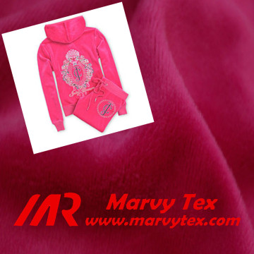 jacquard velour ladies velour tracksuit fabric export to russia