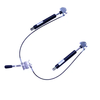 Rigid Locking Gas Spring with Dual Control for Lift Desk