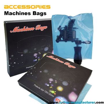 Hot sale plastic tattoo machine bags