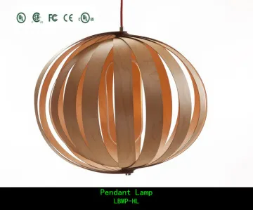 Artistic Classic Indoor Wood Pendant Lamp