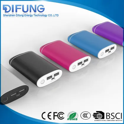 Hot selling product power bank with ac charger CE Rohs FCC certification