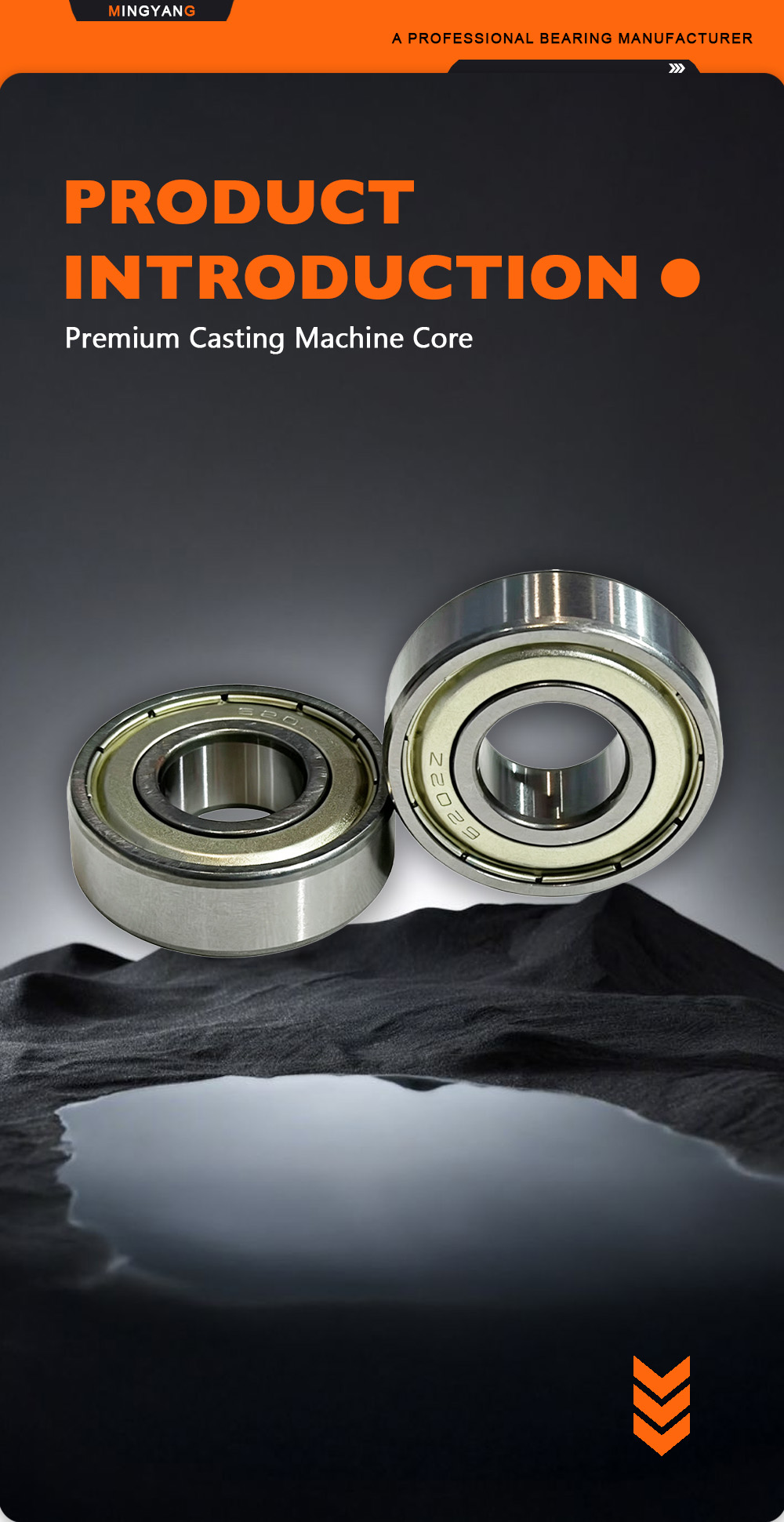 6202‑ZZ Standard Size Machinery Replacement Bearing x