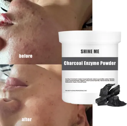 SPA Professional Enzyme Detoxifying Cleansing Wash Powder - Pure Charcoal Extract & Papain Enzyme