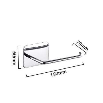 Support de papier toilette en acier inoxydable auto-adhésif en mutilation