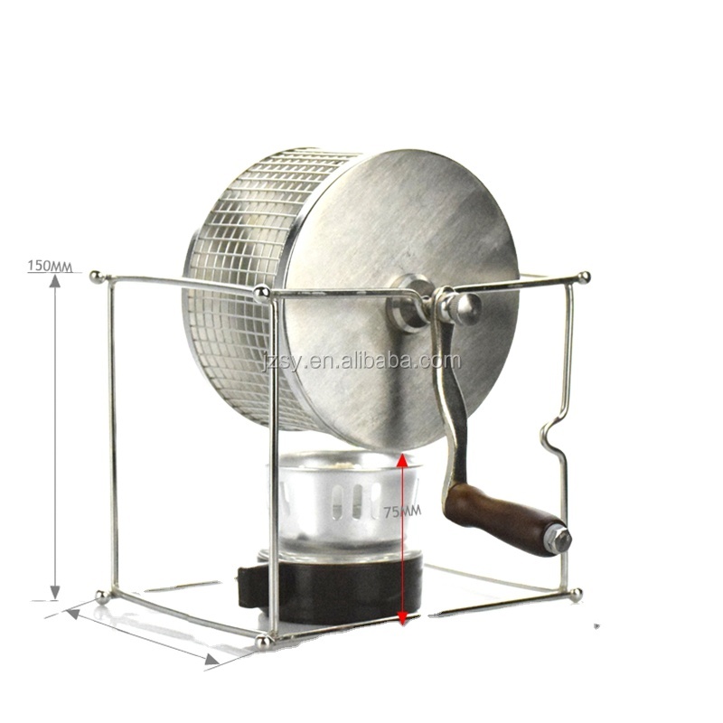 Stainless Steel Coffee Bean Roaster with Burner Machine