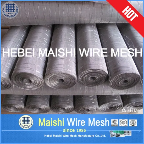 304/316 Plain weave stainless steel woven mesh