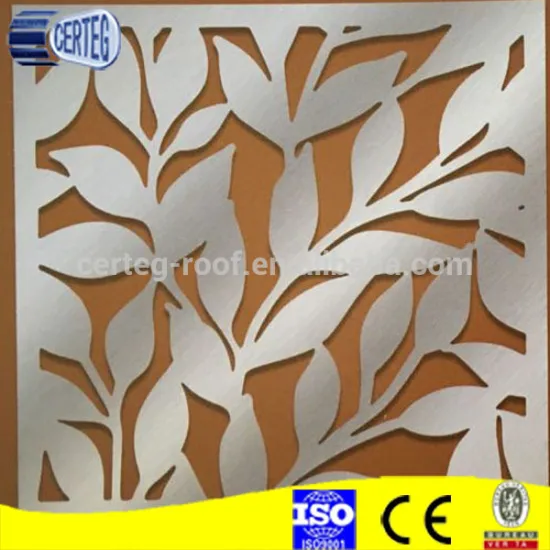 laser cut privacy screens aluminium carved decorative panels