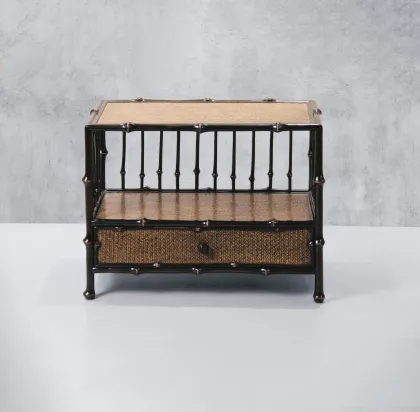Qiong Bbamboo Vertical Bar Tea Rack