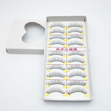 216 개의 수제 속눈썹 팬 10 패