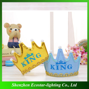 LED light princess / king / Christmas / birthday party crown cap hairpin children's holiday party supplies
