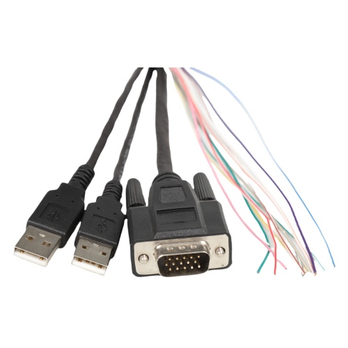 항공 37P 수-HD-Sub 15P 케이블