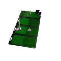 Dual Artificial Turf Golf Hitting Mat with Handle​