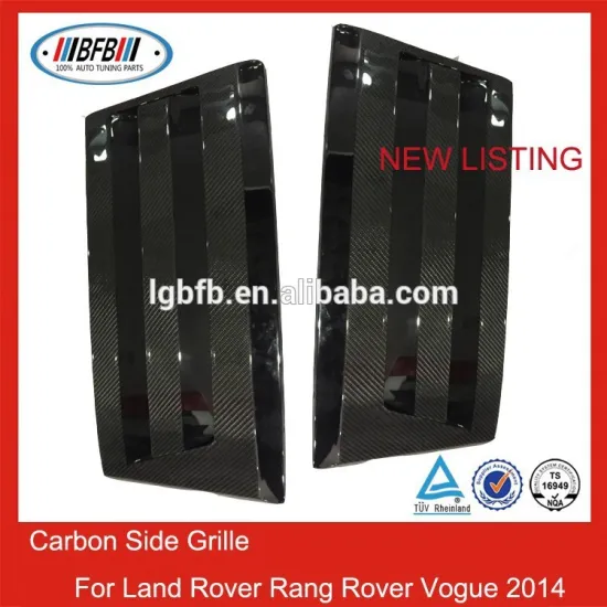 New arrival carbon side vent cover side grille for Rang Rover Vogue 2014