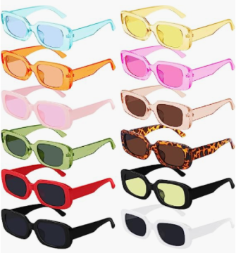 Trendy Retro Driving UV400 Vintage Plastic Sunglasses - Custom Logo Small Square & Rectangle Glasses for Men