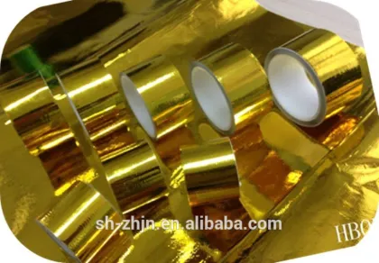 Golden Thermo-shield tape for aerospace cables