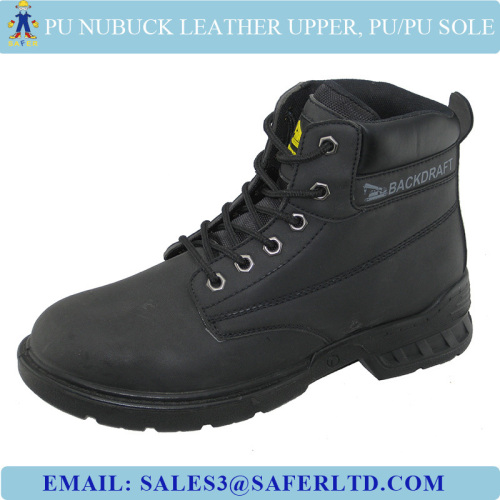 PU injection men PU shoes factory