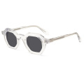 Geometric Hexagon Acetate Sunglasses