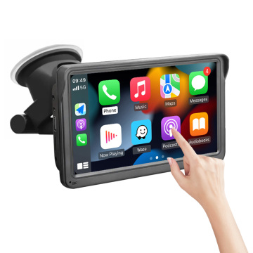 مشغل MP5 Car Plantable 7 بوصة مع شاشة تعمل باللمس ، واي فاي ، وراديو للسيارات ، و Carplay ، و Android Auto