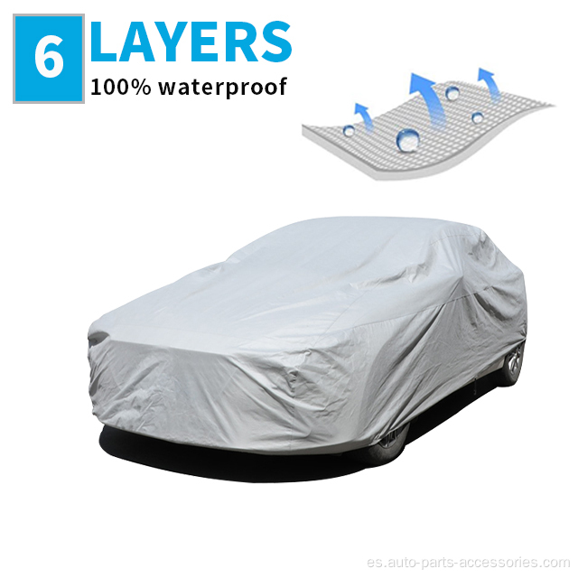 Múltiples capas para todo el clima cubierta de automóvil de nieve impermeable