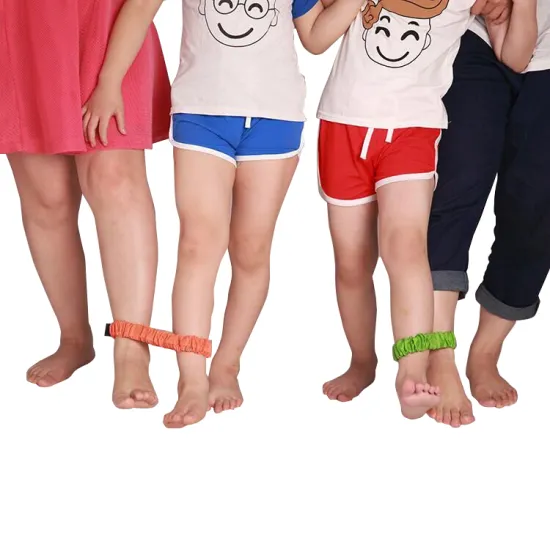 High-Quality Three-Legged Race Elastic Bands for Entertaining Outdoor Team Sports