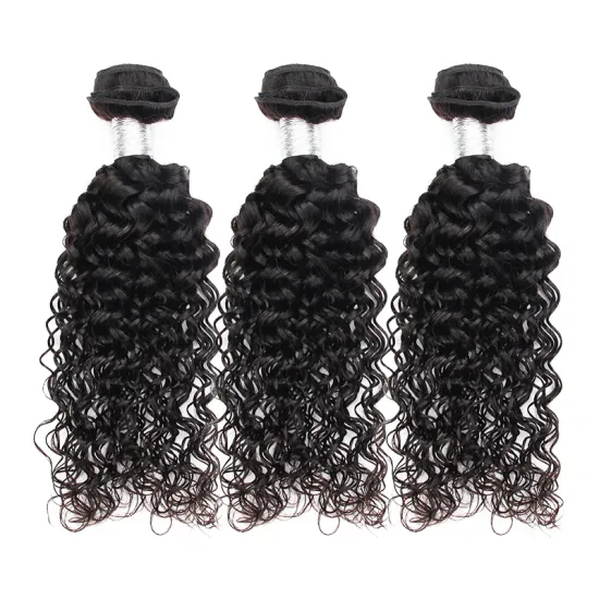 Steam Processed Virgin Water Wave Closure Piece Hair Remy Hair Hair WEAVING >=20% Curly 9a Real Original from India 100% Indian