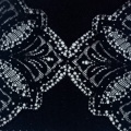 Diamant-Blumen-Spitzenstoff aus Baumwoll-Nylon-Mischgewebe