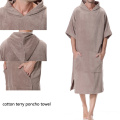 Katoen Poncho Bowered Beach Towel Changing Robe