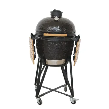 Egg Shaped BBQ Ceramic Charcoal Kamado Grill