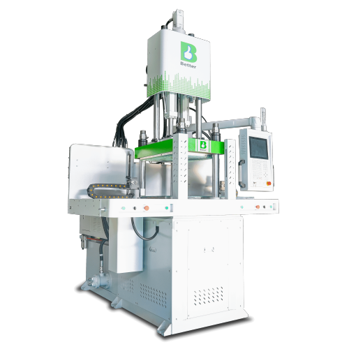 Two sliding plate injection machine