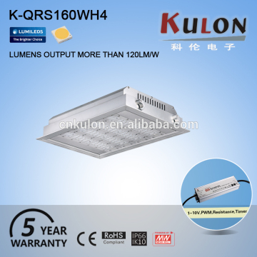 Full aluminum CE UL listed 160w IP66 led recessed lighting lamp