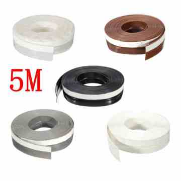 5 Meters 25mm Self Adhesive Draught Excluder Strip Window Door Sealing Tape Adhesive Tape Rubber Weather Strip 5 Colors