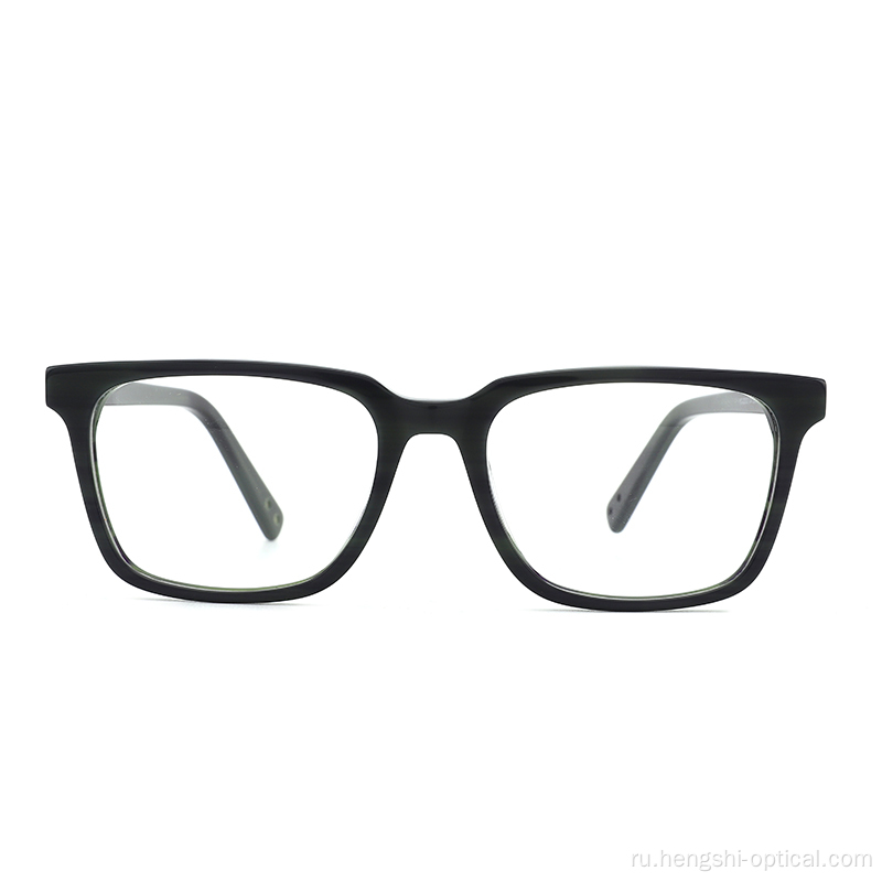 Высококачественные квадратные женские очки металлические ацетатные рамки зрелище