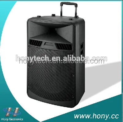 18 Inch Portable Trolley Speaker with Wireless Microphone and Speaker Box: Your Ultimate Audio Solution