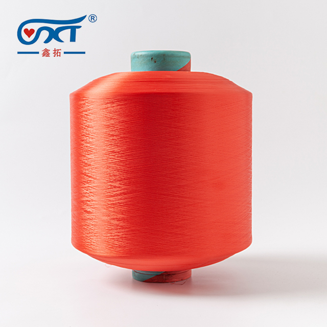 Bright color Covered spandex yarn 150/48 polyester yarn