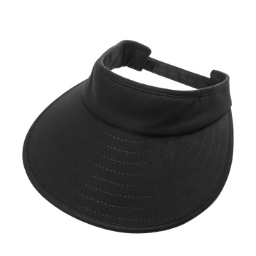 Cotton Open-top Wide Brim Sun Visor Hat for Women - Sun Protection for Beach and Outdoor Sports
