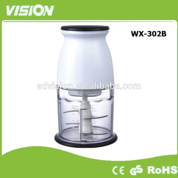 WX302B 500ML 250W push button electric meat grinder mini chopper